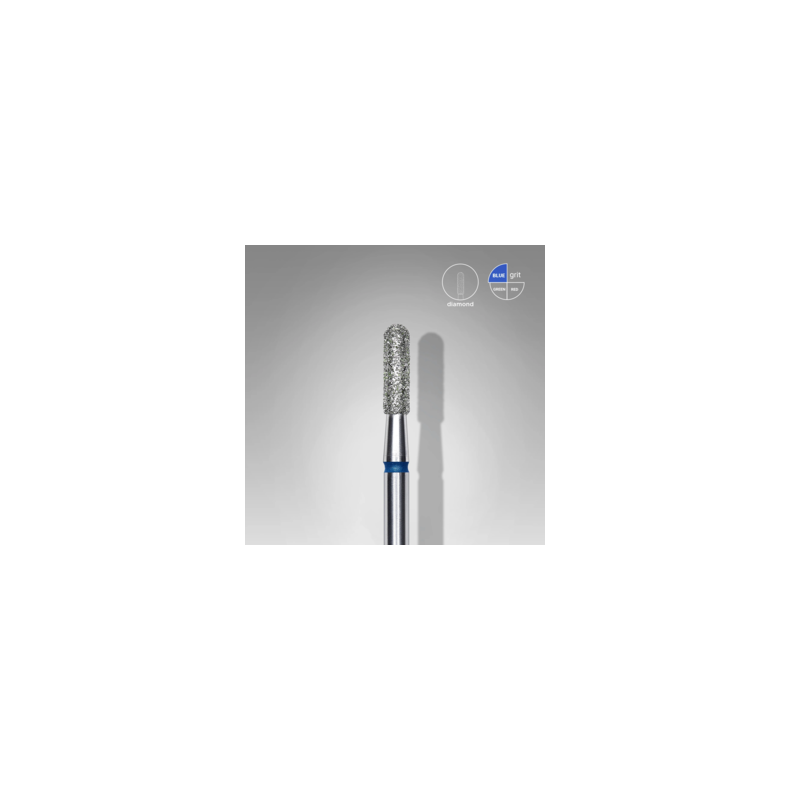 Staleks Diamond nail drill bit rounded cylinder 2,3/8 mm