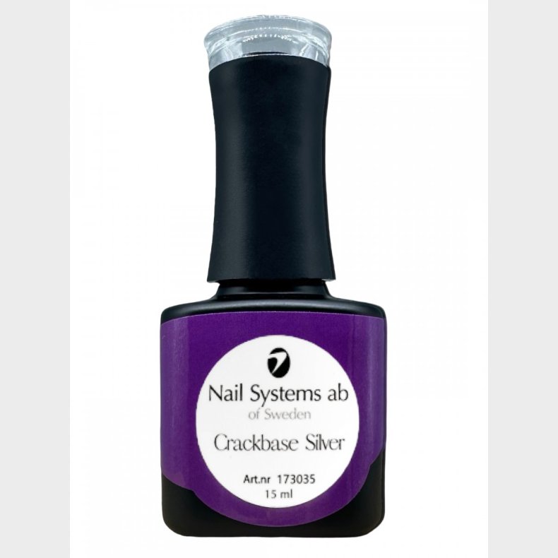 Crackbase Silver  Shimmering Effect Lacquer til cool knitren og detaljer